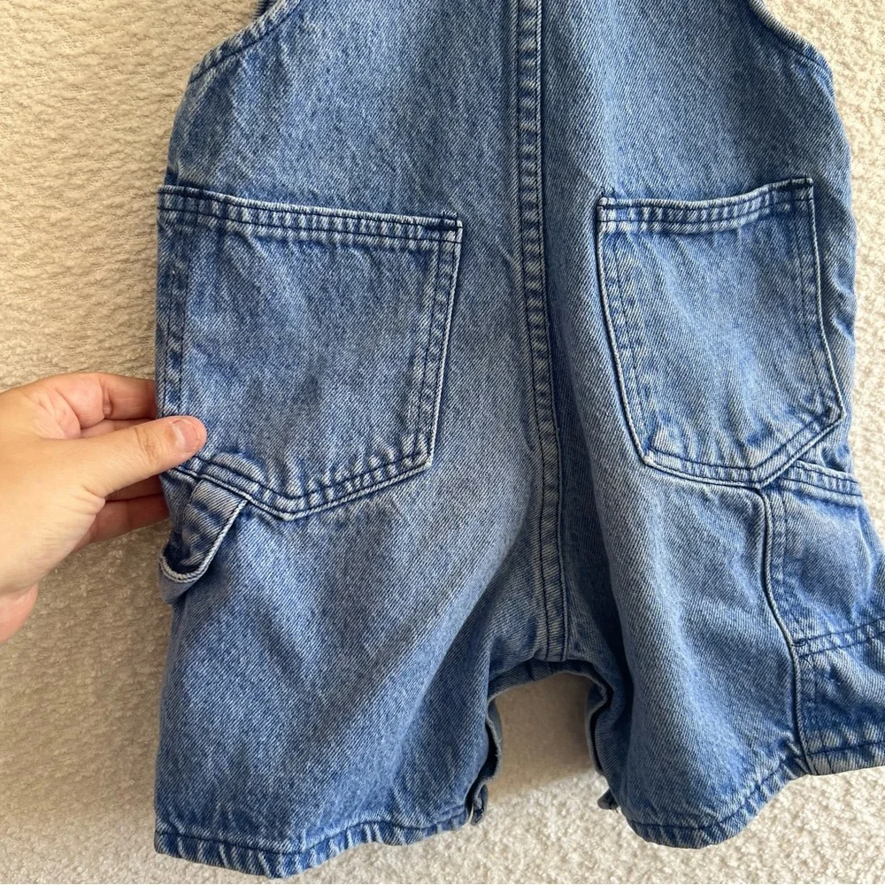 Osh Kosh B’Gosh Vintage Retro‎ Toddler 100% Cotton Blue Denim Overalls Size 3T